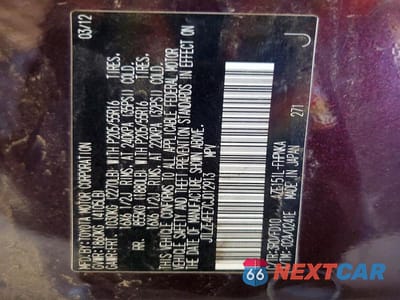 Zdjęcie 12 z 12 samochodu: 2012 SCION XB BASE VIN:JTLZE4FE7CJ012913 - miniatura