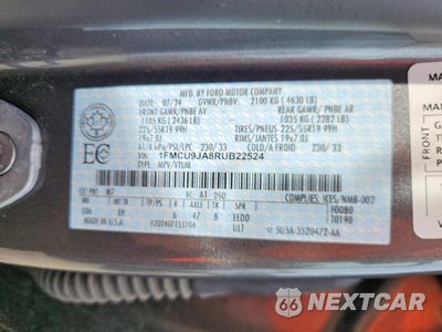 Zdjęcie 14 z 14 samochodu: 2024 FORD ESCAPE PLATINUM VIN:1FMCU9JA8RUB22524 - miniatura
