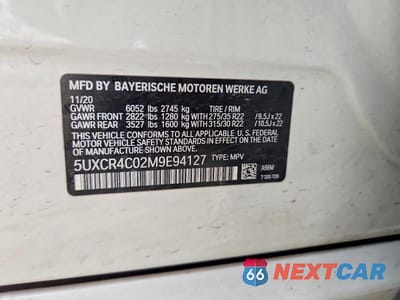 Zdjęcie 13 z 13 samochodu: 2021 BMW X5 SDRIVE 40I VIN:5UXCR4C02M9E94127 - miniatura