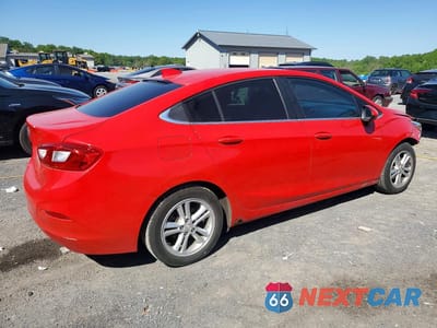 Trzecie zdjęcie samochodu z tyłu: 2017 CHEVROLET CRUZE LT VIN:1G1BE5SM2H7185364 - miniatura