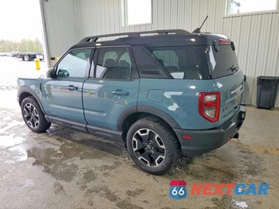 Drugie zdjęcie samochodu z przodu: 2022 FORD BRONCO SPORT OUTER BANKS VIN:3FMCR9C66NRD66345 - miniatura