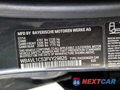 Zdjęcie 14 z 14 samochodu: 2015 BMW X1 XDRIVE28I VIN:WBAVL1C53FVY29826 - miniatura