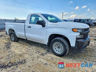 Czwarte zdjęcie samochodu z boku: 2020 CHEVROLET SILVERADO C1500 VIN:3GCNWAEH0LG212695 - miniatura