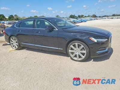 Czwarte zdjęcie samochodu z boku: 2019 VOLVO S90 T6 INSCRIPTION VIN:LVYA22ML5KP110169 - miniatura