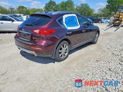 Trzecie zdjęcie samochodu z tyłu: 2016 INFINITI QX50 BASE VIN:JN1BJ0RR6GM262943 - miniatura