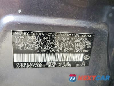 Zdjęcie 13 z 13 samochodu: 2014 LEXUS IS 350 VIN:JTHBE1D28E5011462 - miniatura