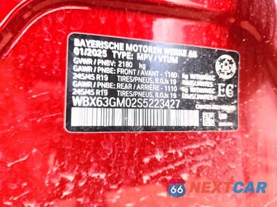 Zdjęcie 13 z 13 samochodu: 2025 BMW X2 XDRIVE28I VIN:WBX63GM02S5223427 - miniatura