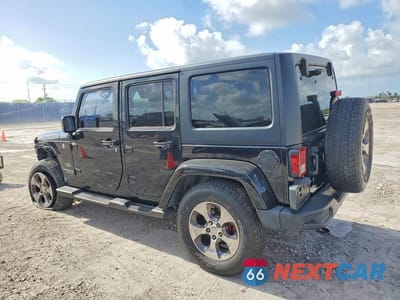 Drugie zdjęcie samochodu z przodu: 2016 JEEP WRANGLER UNLIMITED SAHARA VIN:1C4BJWEG1GL283693 - miniatura