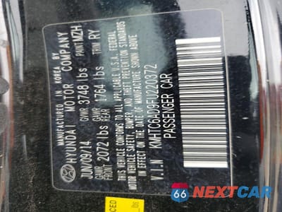 Zdjęcie 13 z 13 samochodu: 2015 HYUNDAI VELOSTER RE:FLEX VIN:KMHTC6AD9FU220372 - miniatura