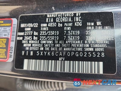 Zdjęcie 14 z 14 samochodu: 2023 KIA SPORTAGE X LINE VIN:5XYK6CAF0PG025528 - miniatura