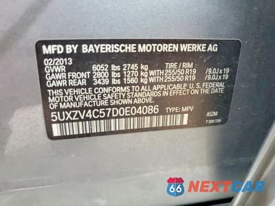 Zdjęcie 13 z 13 samochodu: 2013 BMW X5 XDRIVE35I VIN:5UXZV4C57D0E04086 - miniatura