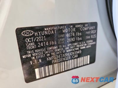 Zdjęcie 13 z 13 samochodu: 2022 GENESIS G70 2.0T VIN:KMTG34TA8NU093949 - miniatura