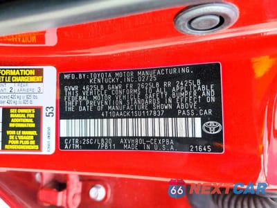 Zdjęcie 13 z 13 samochodu: 2025 TOYOTA CAMRY XSE VIN:4T1DAACK1SU117837 - miniatura