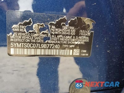 Zdjęcie 14 z 14 samochodu: 2020 BMW X3 M COMPETITION VIN:5YMTS0C07L9B77240 - miniatura