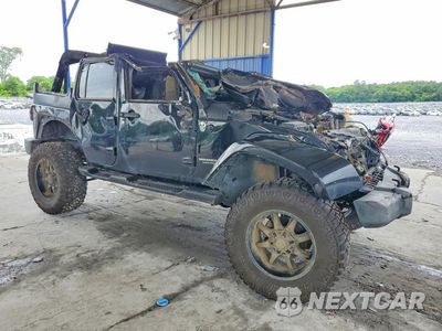 Czwarte zdjęcie samochodu z boku: 2015 JEEP WRANGLER UNLIMITED SAHARA VIN:1C4BJWEG8FL530092 - miniatura
