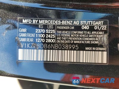Zdjęcie 13 z 13 samochodu: 2022 MERCEDES-BENZ E 350 VIN:W1KZF8DB6NB038995 - miniatura