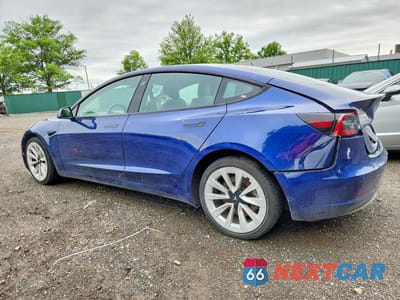 Drugie zdjęcie samochodu z przodu: 2022 TESLA MODEL 3 VIN:5YJ3E1EA3NF370499 - miniatura