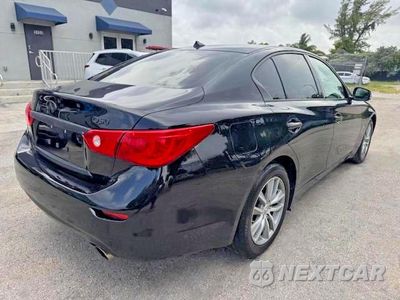 Trzecie zdjęcie samochodu z tyłu: 2017 INFINITI Q50 3.0T PREMIUM VIN:JN1EV7AR8HM835199 - miniatura