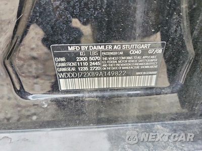 Zdjęcie 12 z 12 samochodu: 2009 MERCEDES-BENZ CLS VIN:WDDDJ72X89A149822 - miniatura