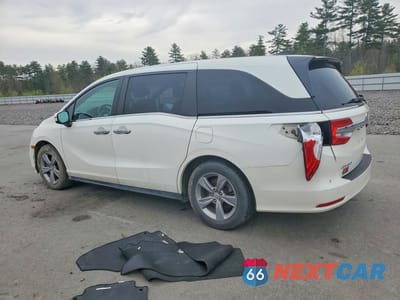 Drugie zdjęcie samochodu z przodu: 2018 HONDA ODYSSEY EXL VIN:5FNRL6H71JB055921 - miniatura