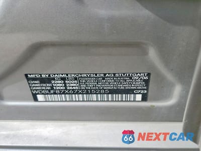Zdjęcie 12 z 12 samochodu: 2007 MERCEDES-BENZ E 350 4MATIC VIN:WDBUF87X67X215285 - miniatura