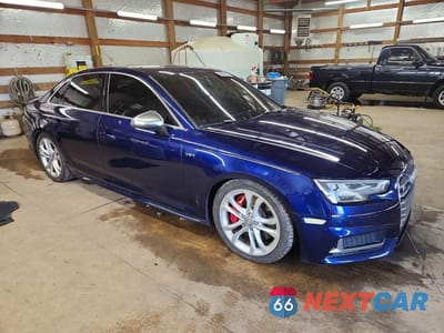 Czwarte zdjęcie samochodu z boku: 2018 AUDI S4 PREMIUM PLUS VIN:WAUB4AF42JA045494 - miniatura