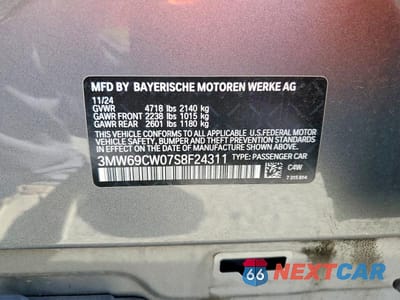 Zdjęcie 13 z 13 samochodu: 2025 BMW 330I VIN:3MW69CW07S8F24311 - miniatura
