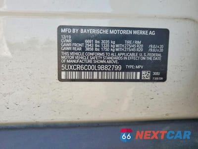 Zdjęcie 13 z 13 samochodu: 2020 BMW X5 XDRIVE40I VIN:5UXCR6C00L9B82799 - miniatura