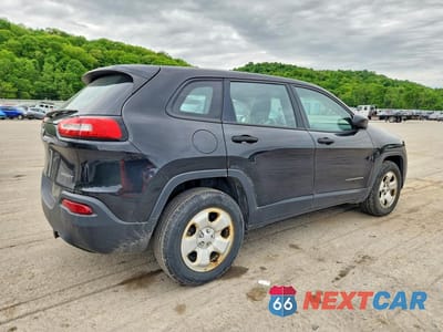 Trzecie zdjęcie samochodu z tyłu: 2016 JEEP CHEROKEE SPORT VIN:1C4PJMAB3GW180925 - miniatura