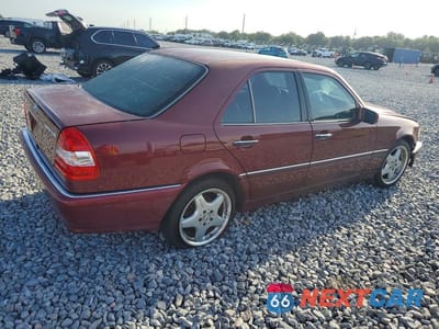 Trzecie zdjęcie samochodu z tyłu: 1999 MERCEDES-BENZ C 230 VIN:WDBHA24G3XA717613 - miniatura