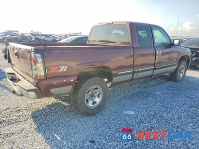 Trzecie zdjęcie samochodu z tyłu: 1999 CHEVROLET SILVERADO K1500 VIN:1GCEK19T2XE245754 - miniatura
