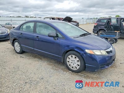 Czwarte zdjęcie samochodu z boku: 2010 HONDA CIVIC VP VIN:19XFA1F38AE013716 - miniatura
