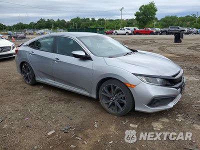 Czwarte zdjęcie samochodu z boku: 2020 HONDA CIVIC SPORT VIN:19XFC2F8XLE003462 - miniatura
