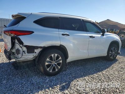 Trzecie zdjęcie samochodu z tyłu: 2023 TOYOTA HIGHLANDER XLE VIN:5TDKDRAH1PS034686 - miniatura