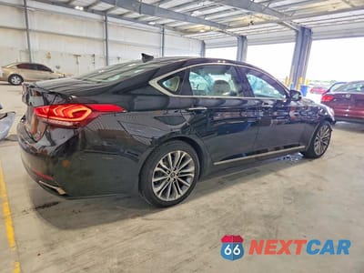 Trzecie zdjęcie samochodu z tyłu: 2017 GENESIS G80 3.8 VIN:KMHGN4JE5HU187771 - miniatura