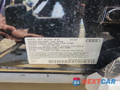 Zdjęcie 13 z 13 samochodu: 2023 AUDI Q5 SPORTBACK PRM PLS 45 VIN:WA15AAFY1P2094307 - miniatura