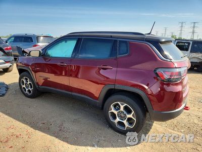Drugie zdjęcie samochodu z przodu: 2022 JEEP COMPASS VIN:3C4NJDDB4NT175187 - miniatura