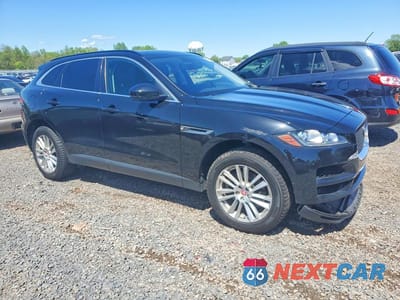 Czwarte zdjęcie samochodu z boku: 2018 JAGUAR F-PACE PRESTIGE VIN:SADCK2GX6JA291495 - miniatura