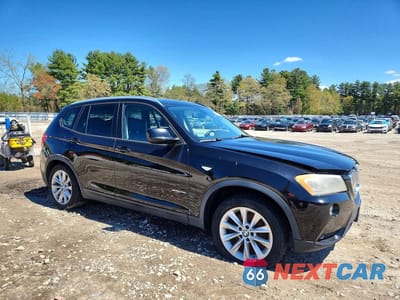 Czwarte zdjęcie samochodu z boku: 2013 BMW X3 XDRIVE28I VIN:5UXWX9C52D0D06416 - miniatura