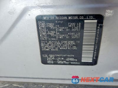 Zdjęcie 13 z 13 samochodu: 2012 INFINITI QX56 BASE VIN:JN8AZ2ND7C9716576 - miniatura