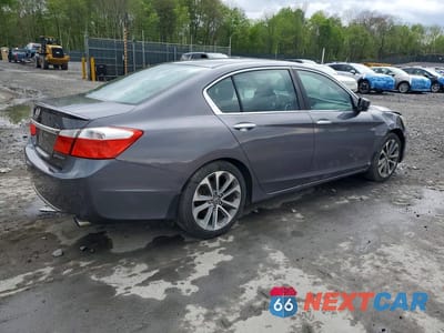 Trzecie zdjęcie samochodu z tyłu: 2014 HONDA ACCORD SPORT VIN:1HGCR2F54EA156191 - miniatura