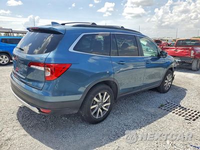Trzecie zdjęcie samochodu z tyłu: 2020 HONDA PILOT EXL VIN:5FNYF5H56LB014652 - miniatura