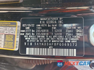 Zdjęcie 13 z 13 samochodu: 2023 KIA SPORTAGE EX VIN:5XYK33AF8PG069172 - miniatura