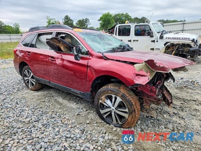 Czwarte zdjęcie samochodu z boku: 2018 SUBARU OUTBACK 2.5I LIMITED VIN:4S4BSANCXJ3205543 - miniatura