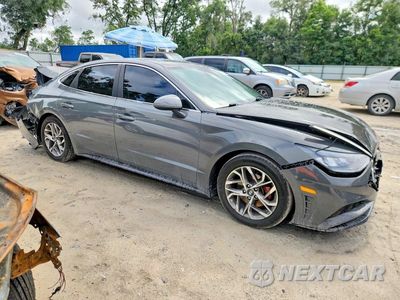 Czwarte zdjęcie samochodu z boku: 2021 HYUNDAI SONATA SEL VIN:5NPEL4JA2MH092474 - miniatura