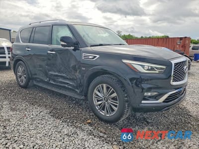 Czwarte zdjęcie samochodu z boku: 2019 INFINITI QX80 LUXE VIN:JN8AZ2NF7K9687094 - miniatura