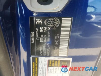 Zdjęcie 12 z 12 samochodu: 2017 MERCEDES-BENZ C 300 4MATIC VIN:WDDWJ4KB1HF437386 - miniatura