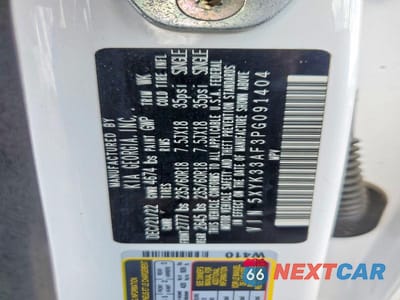 Zdjęcie 12 z 12 samochodu: 2023 KIA SPORTAGE EX VIN:5XYK33AF3PG091404 - miniatura