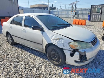 Czwarte zdjęcie samochodu z boku: 2006 TOYOTA COROLLA CE VIN:2T1BR32EX6C704181 - miniatura
