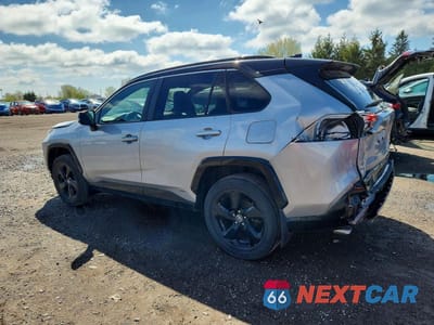 Drugie zdjęcie samochodu z przodu: 2019 TOYOTA RAV4 HYBRID XLE VIN:2T3RWRFV3KW046241 - miniatura